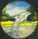 Stained Glass Dolphin